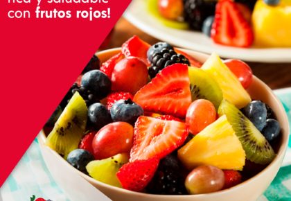 Mantén una dieta rica y saludable con frutos rojos